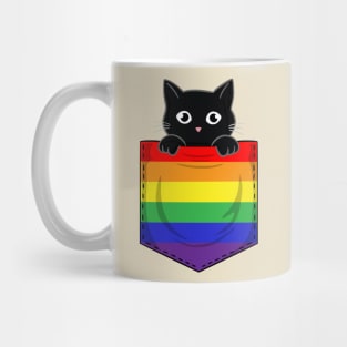 Cat pride pocket Mug